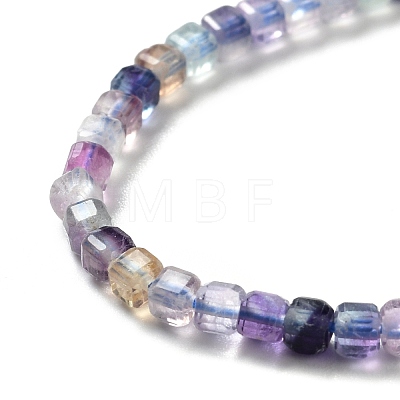 Natural Fluorite Beads Strands G-D467-A03-1