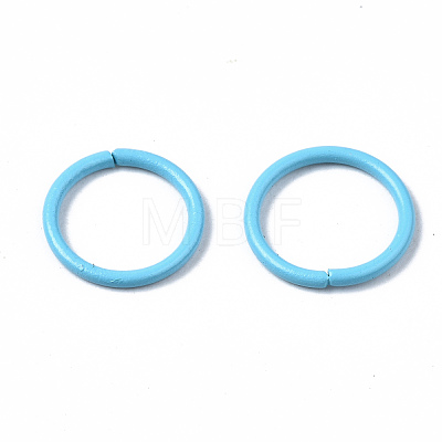 Spray Painted Iron Linking Rings IFIN-T017-03-1