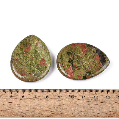 Natural Unakite Worry Stones for Anxiety G-T144-13G-1