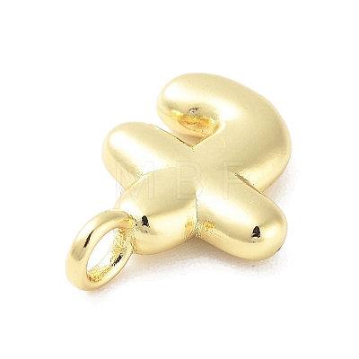 Rack Plating Brass Balloon Letter Pendants LS-KK-C050-01G-T-1