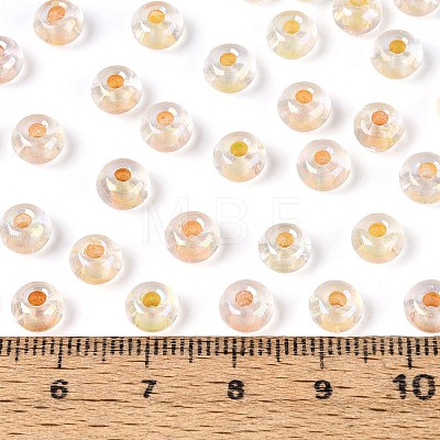 FGB Inside Colours Transparent Glass Seed Beads SEED-T009-01G-1
