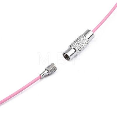 Stainless Steel Wire Necklace Cord DIY Jewelry Making TWIR-R003-03-1