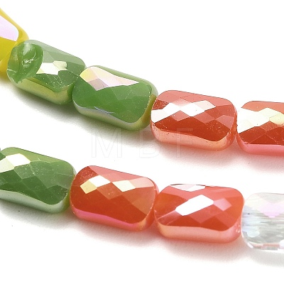 Electroplate Glass Beads Strands EGLA-P068-01A-12-1