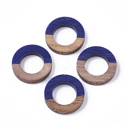 Resin & Walnut Wood Linking Rings RESI-S358-21-1