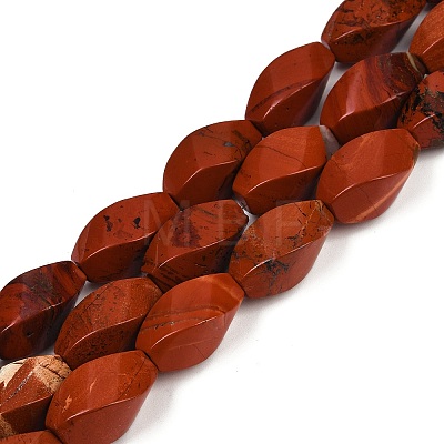 Natural Red Jasper Beads Strands G-F792-A01-1