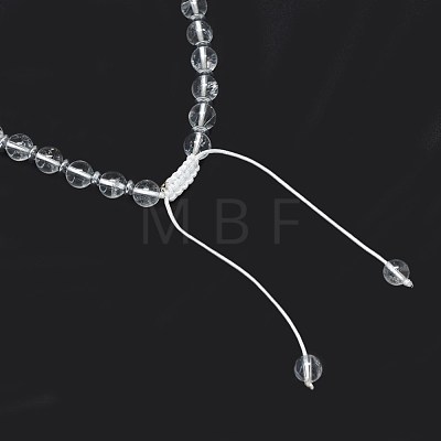 Natural Quartz Crystal Pendant Necklaces NJEW-P241-C09-1