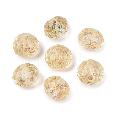 Handmade Foil Glass Beads FOIL-Q001-02I-1