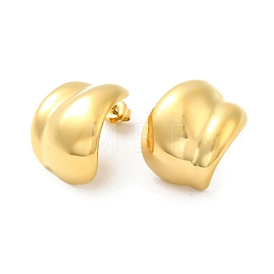 304 Stainless Steel Stud Earrings for Women EJEW-G364-03G-1