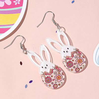 Acrylic Dangle Earrings FS-WGF063B-03-1