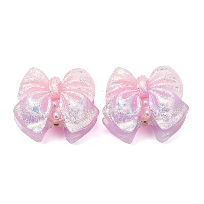 Luminous Opaque Resin & Rhinestone & Polymer Clay Beads RE-CBA1913-02D-1