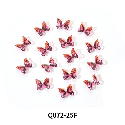 3D Resin Butterfly Nail Charms MRMJ-Q072-25F-1