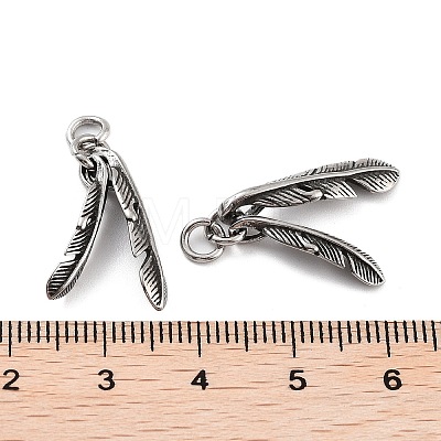 316 Surgical Stainless Steel Pendants STAS-K276-19AS-1