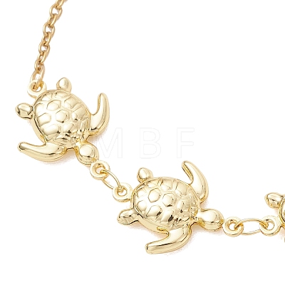 3Pcs 3 Styles 304 Stainless Steel Turtle Link Bracelets BJEW-JB13417-1