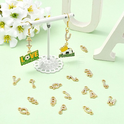 26Pcs 26 Styles Alloy Crystal Rhinestone Connector Charms FIND-CJZ0001-001KCG-1