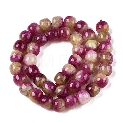 Dyed Natural White Jade Beads Strands G-T138-D08-1