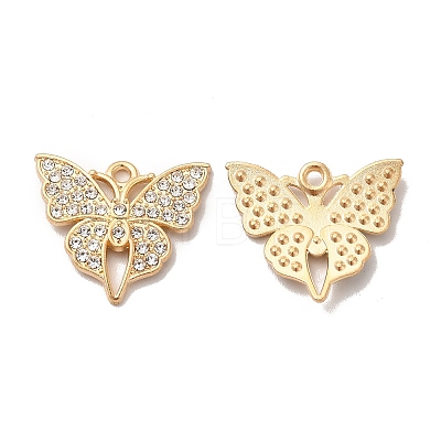 Alloy Rhinestone Pendants FIND-G055-04G-1