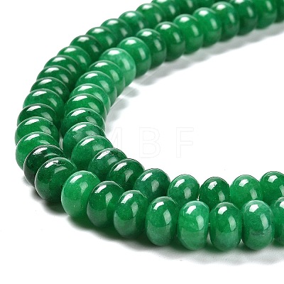 Dyed Natural White Jade Beads Strands G-G107-A05-01-1