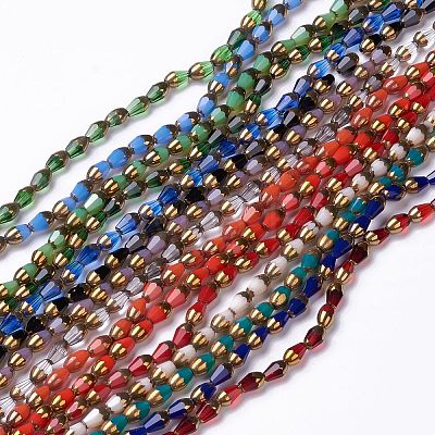 Glass Beads Strands GLAA-H022-08-1