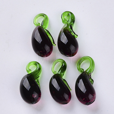 Handmade Lampwork Pendants LAMP-S188-16-1