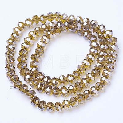 Electroplate Glass Beads Strands EGLA-A034-T1mm-A12-1