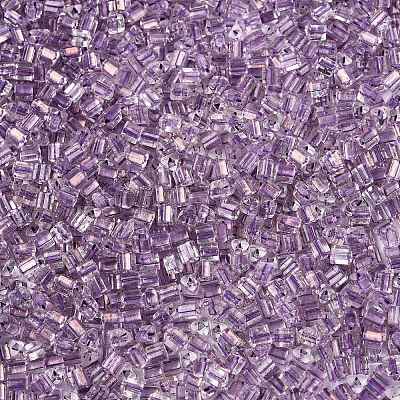 6/0 Transparent Inside Colours Glass Seed Beads SEED-N006-003L-1