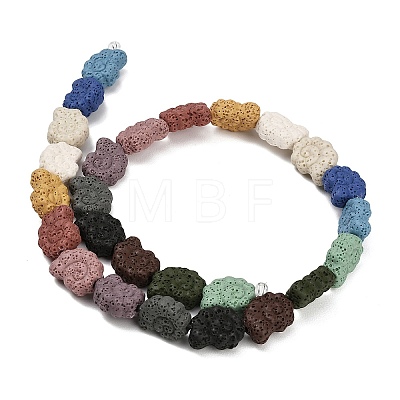 Natural Lava Rock Beads Strands G-G347-01A-1