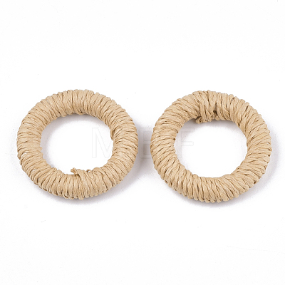 Handmade Woven Linking Rings WOVE-T006-126B-1