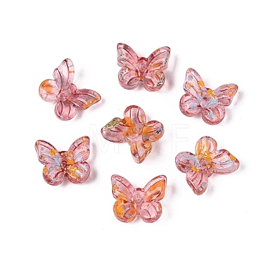 Picasso Transparent Glass Beads SEED-N012-06-1