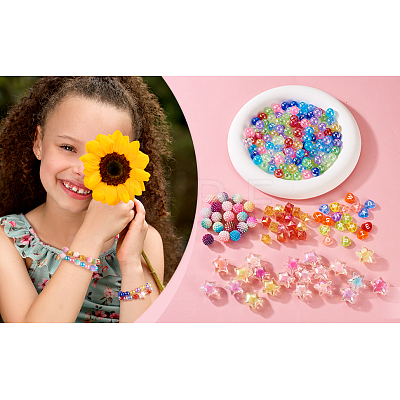 DIY Candy Color Bracelet Making Kit DIY-TA0004-62-1