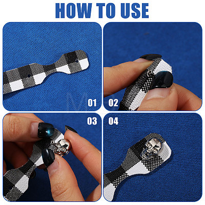 50Pcs Skull Alloy Rivets FIND-CA0011-72A-P-1