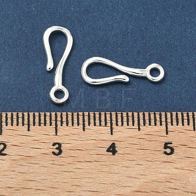 925 Sterling Silver Hook Clasps STER-A050-09A-S-1
