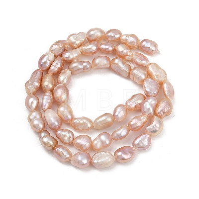 Natural Cultured Freshwater Pearl Beads Strands PEAR-P064-20H-02D-1