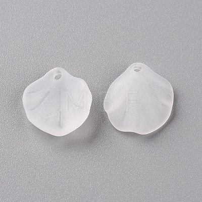 Transparent Frosted Acrylic Pendants MACR-S371-02A-701-1
