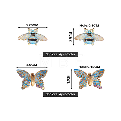  Transparent Acrylic Pendants TACR-TA0001-07-1