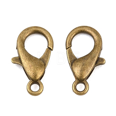 Zinc Alloy Lobster Claw Clasps X-E106-AB-NR-1