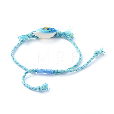 Adjustable Braided Bead Bracelets BJEW-JB05152-02-1
