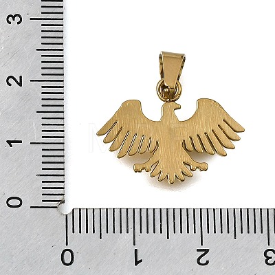 304 Stainless Steel Pendants STAS-G400-01G-03-1