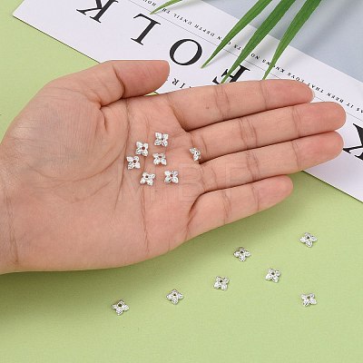 Tibetan Style Alloy Bead Caps TIBEB-Q018-S-LF-1