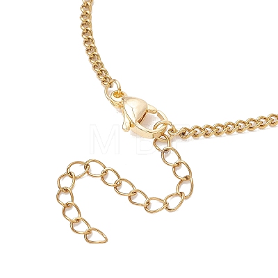 Adjustable 304 Stainless Steel Curb Chain Slider Bracelets BJEW-JB13289-1