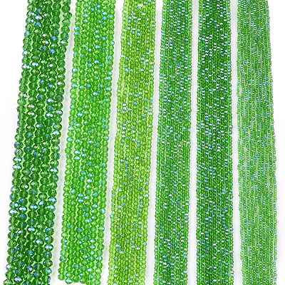 Electroplate Glass Beads Strands EGLA-A044-T4mm-L11-1