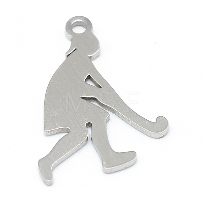 304 Stainless Steel Stamping Blank Tag Pendants X-STAS-T008-064-1