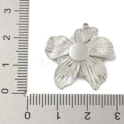 304 Stainless Steel Pendants STAS-L022-438P-03-1