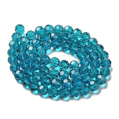 Transparent Glass Beads X-EGLA-A035-T10mm-D12-1
