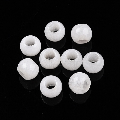 Natural White Jade Beads G-T092-10mm-20-1