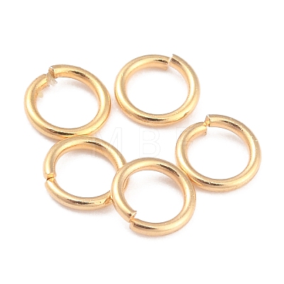 Rack Plating Brass Open Jump Rings LS-KK-O139-18C-G-1