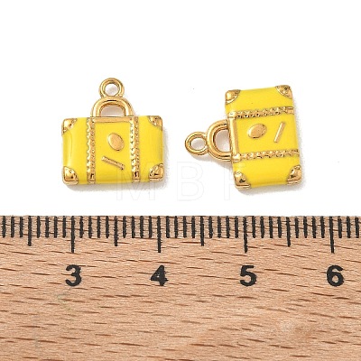 304 Stainless Steel Enamel Pendants STAS-L316-04G-02-1
