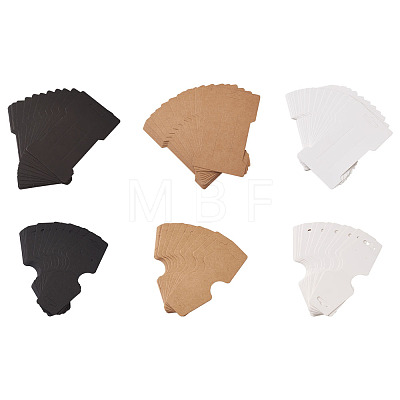 Cardboard Fold Over Paper Display Hanging Cards & Hair Clip Display Cards CDIS-TA0001-09-1
