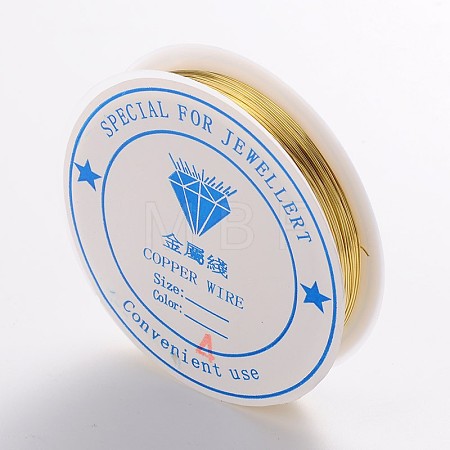 Round Copper Jewelry Wire CW0.4mm007-1