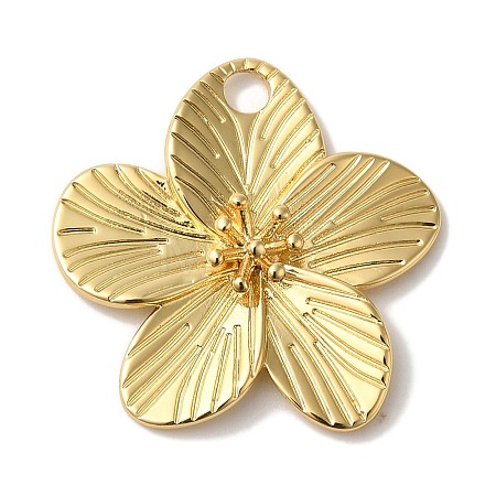 Rack Plating Brass Pendants KK-A229-12G-1