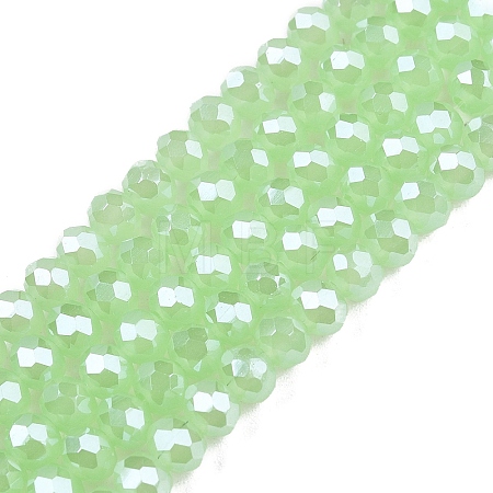 Electroplate Glass Beads Strands EGLA-A044-J4mm-A08-1